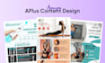 design premium amazon a plus content page ebc