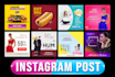 design instagram post and banner ads