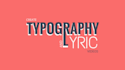 make you a HQ animated lyric video