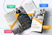design a professional flyer, bifold or trifold brochure