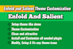 customize enfold and salient theme