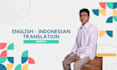 do high quality scripts translation from english to indonesian