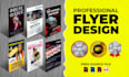 create professional flyer for you in 6h