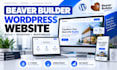 build a responsive wordpress website with beaver builder
