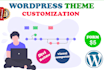do wordpress site customization for you