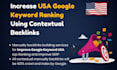 increase USA google keyword ranking using contextual backlinks