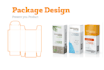 design your product box packaging in 2d and 3d