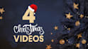 make 4 new year holiday christmas videos