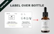 add your label on a bottle or jar