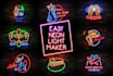 make awesome neon light signs and neon text effect