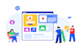 graphics designing UI, logo design, 2d,3d designing