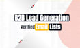 build a targeted b2b prospect list with verified business emails