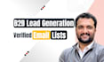 build targeted b2b email lead list, contact prospect list building for any niche