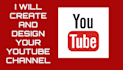 create, setup and design youtube channel