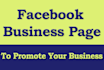 create your facebook business page