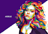illustrate your favorite landmark or building into a beautiful digital pop art