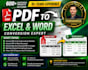 convert PDF to excel professionally with perfect formatting