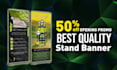 design high quality stand banner