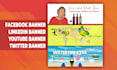 design facebook banner, linkedin banner, youtube banner