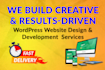 build wordpress website design within 24hrs