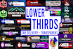 create custom animated lower thirds for youtube, twitch and social media
