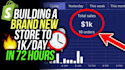 build a high converting shopify dropshipping store website
