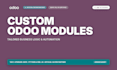 develop custom odoo module, odoo erp customization and python app