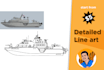 convert your image to an high detailed line art
