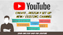 create youtube channel with logo banner intro video SEO