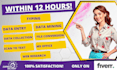 do accurate data entry, data collection, data mining and web research
