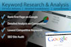 offer expert keyword research and analysis that will rank