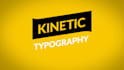 create a short video ad with kinetic typography