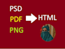 convert png to html, psd to html, png to html, email signature to html