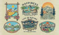 create illustrated vintage style for tshirt design