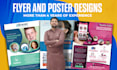 make a beautiful flyer or poster for you