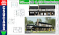 design 2d,3d floor plan rendering in autocad,chief architect very fast