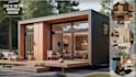 design 3d  modular houses, trailer houses , container houses