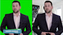 remove green screen background in your video