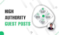do guest posting on high authority, da, traffic and DR sites for SEO backlink