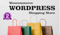 develop a complete wordpress woocommerce store