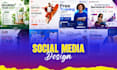 design social media posts, carousel design, facebook ad creative, instagram post