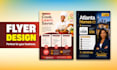 design a custom business flyer or postcard in 8 hours