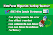 migration, transfer, old host to new host, backup in wordpress site