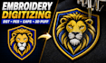 do digitize your logo for embroidery dst pes caps and 3d puff