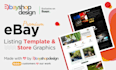 design ebay store, ebay listing template, ebay shop design