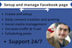 be your facebook business page manager and marketer