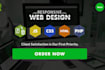 create custom responsive HTML website designs, design website