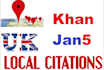 do 150 UK local citations and business directories for local SEO