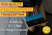 do spanish transcription of audio or video
