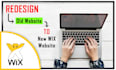design wix website or redesign a wix website or wix online store